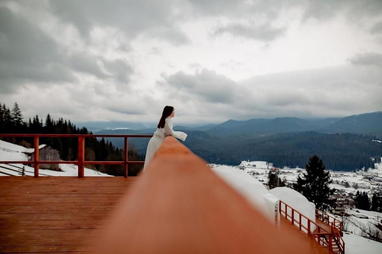 Глемпінг Де Вайб Hotel Vorohta Kültér fotó