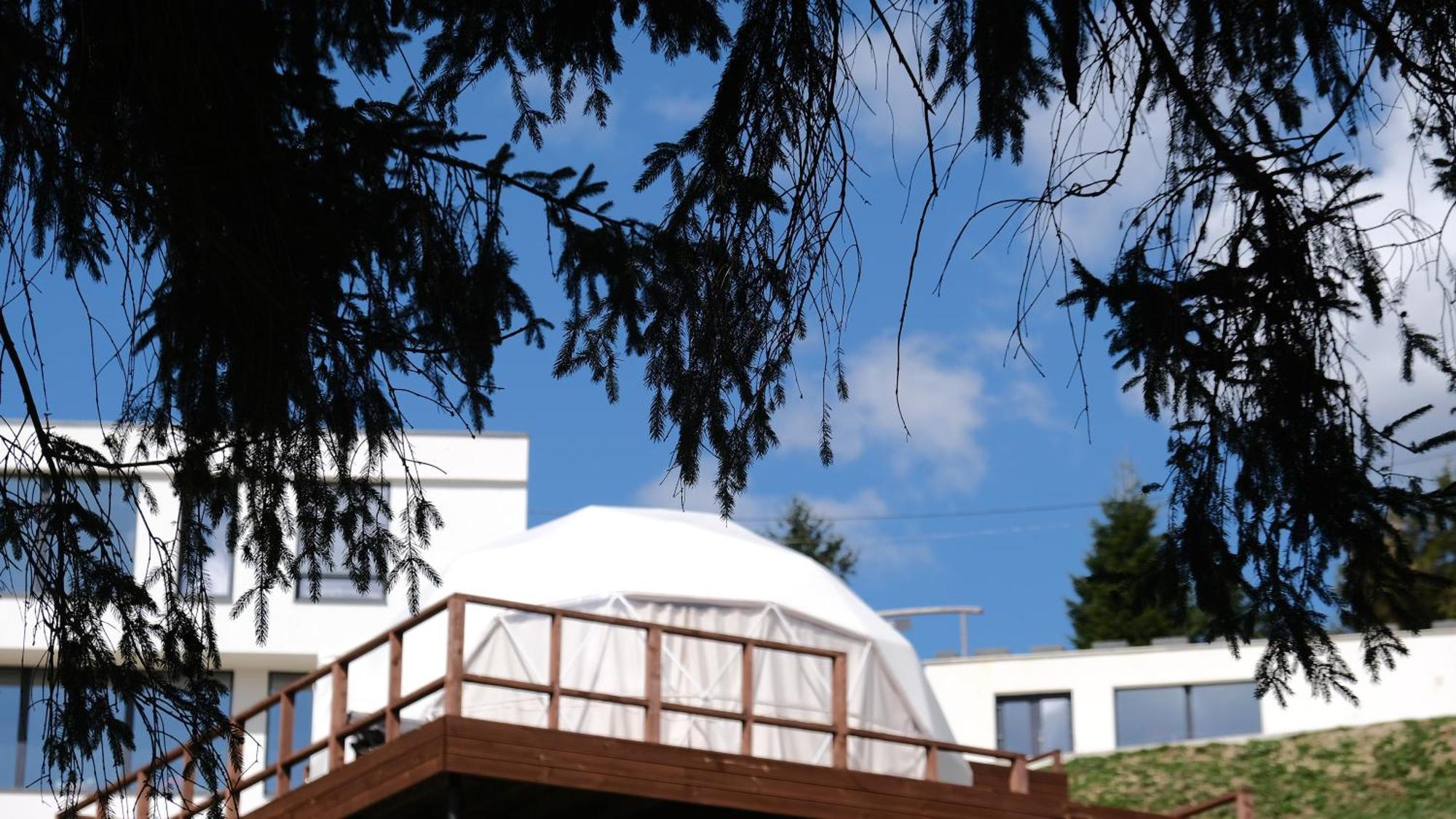 Глемпінг Де Вайб Hotel Vorohta Kültér fotó