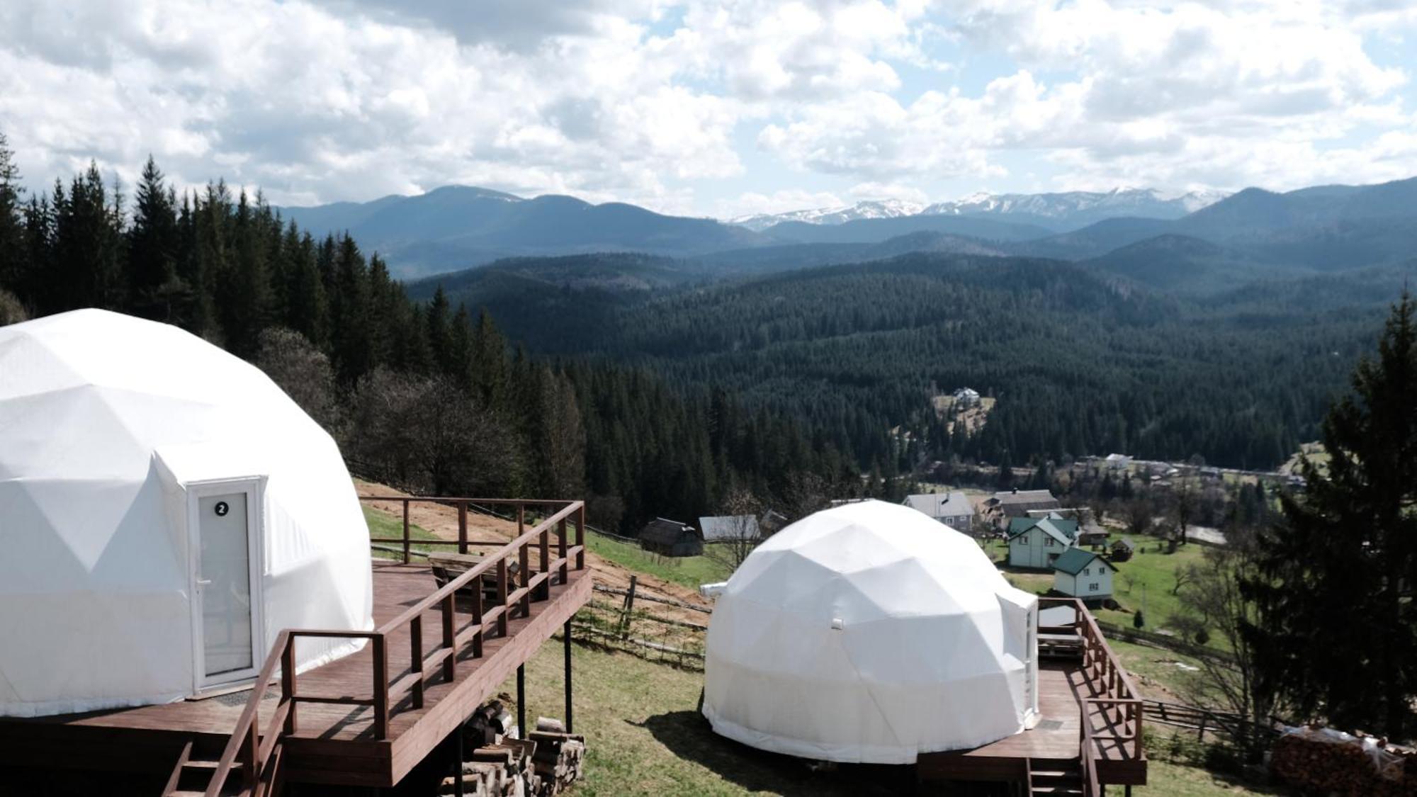 Глемпінг Де Вайб Hotel Vorohta Kültér fotó